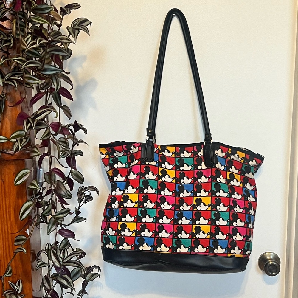 Vintage 90s Disney Mickey Weekender Bag